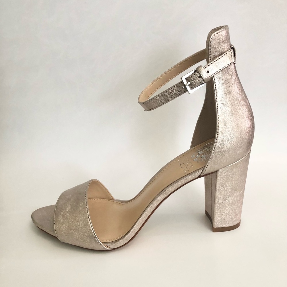 Vince Camuto Corlina Heels - Rose Silver